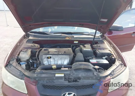 2008 Hyundai Sonata Gls из США, поврежденный, VIN 5NPET46C18H344814